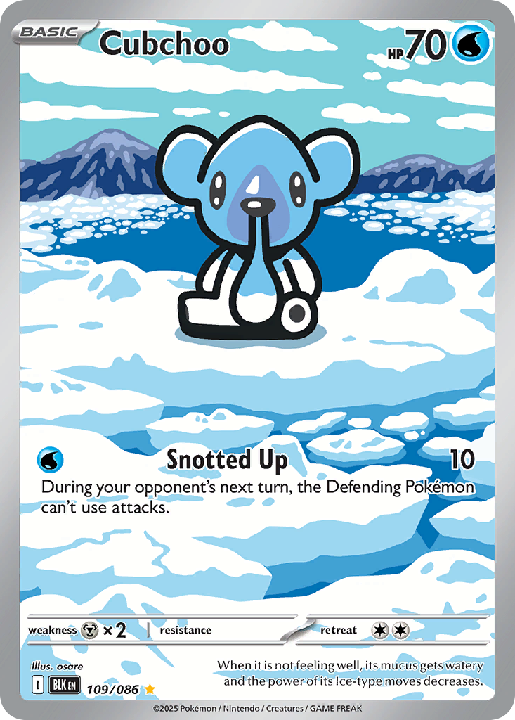 Cubchoo – Black Bolt 109/086