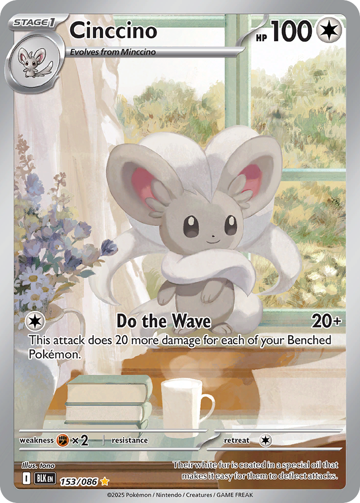 Cinccino – Black Bolt 153/086