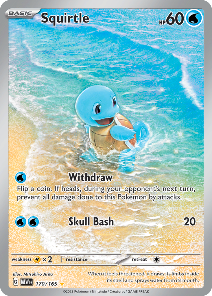 Squirtle – 151 170/165