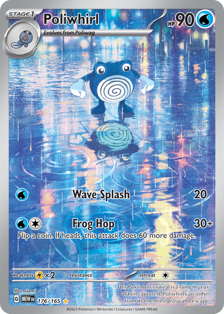 Poliwhirl – 151 176/165 – PSA 9
