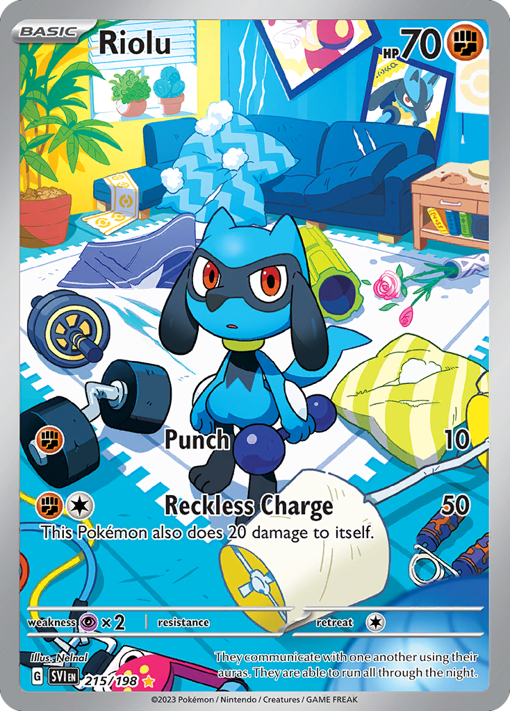 Riolu – Scarlet & Violet 215/198