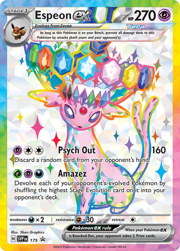 Espeon ex - 175 – SV Promo SVP 175