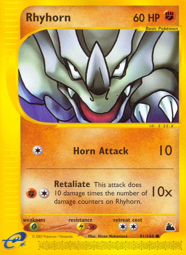 Rhyhorn – Skyridge 91