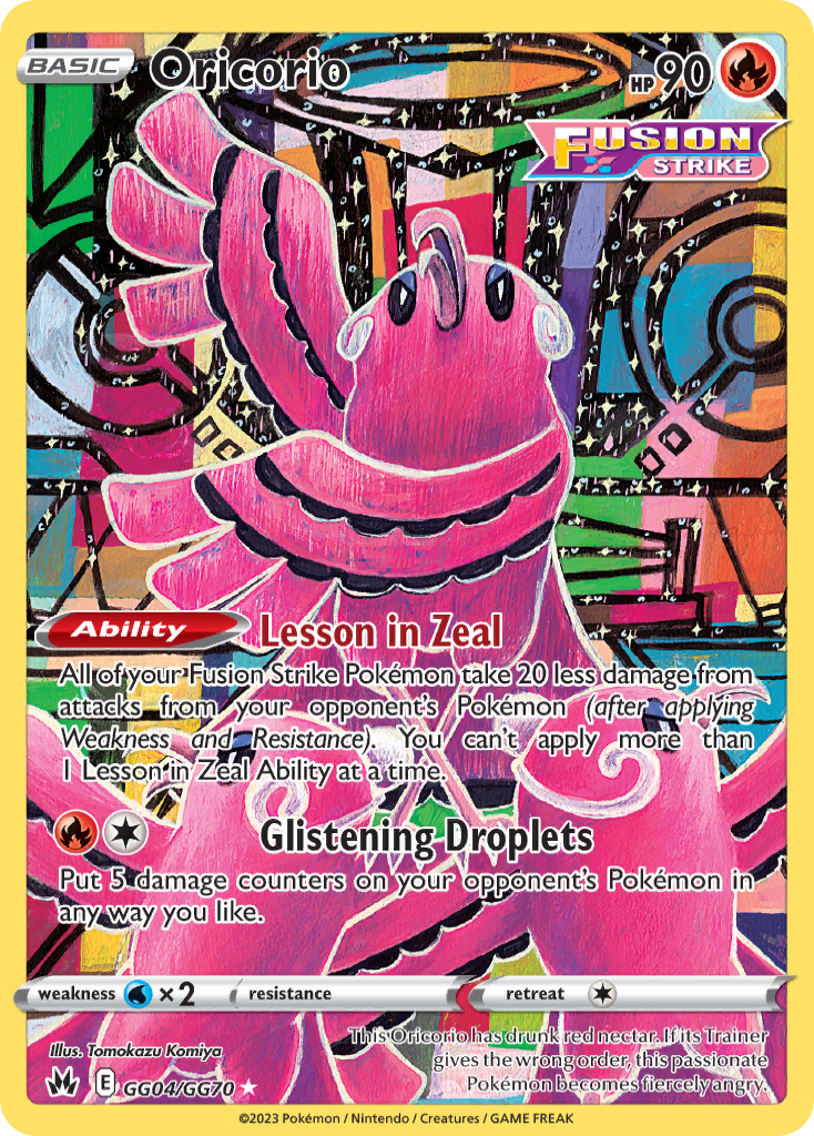 Oricorio – Crown Zenith GG04/GG70