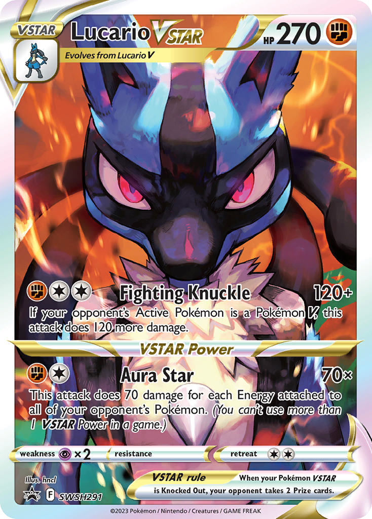 Lucario VSTAR – SWSH Promo SWSH291 – PSA 9